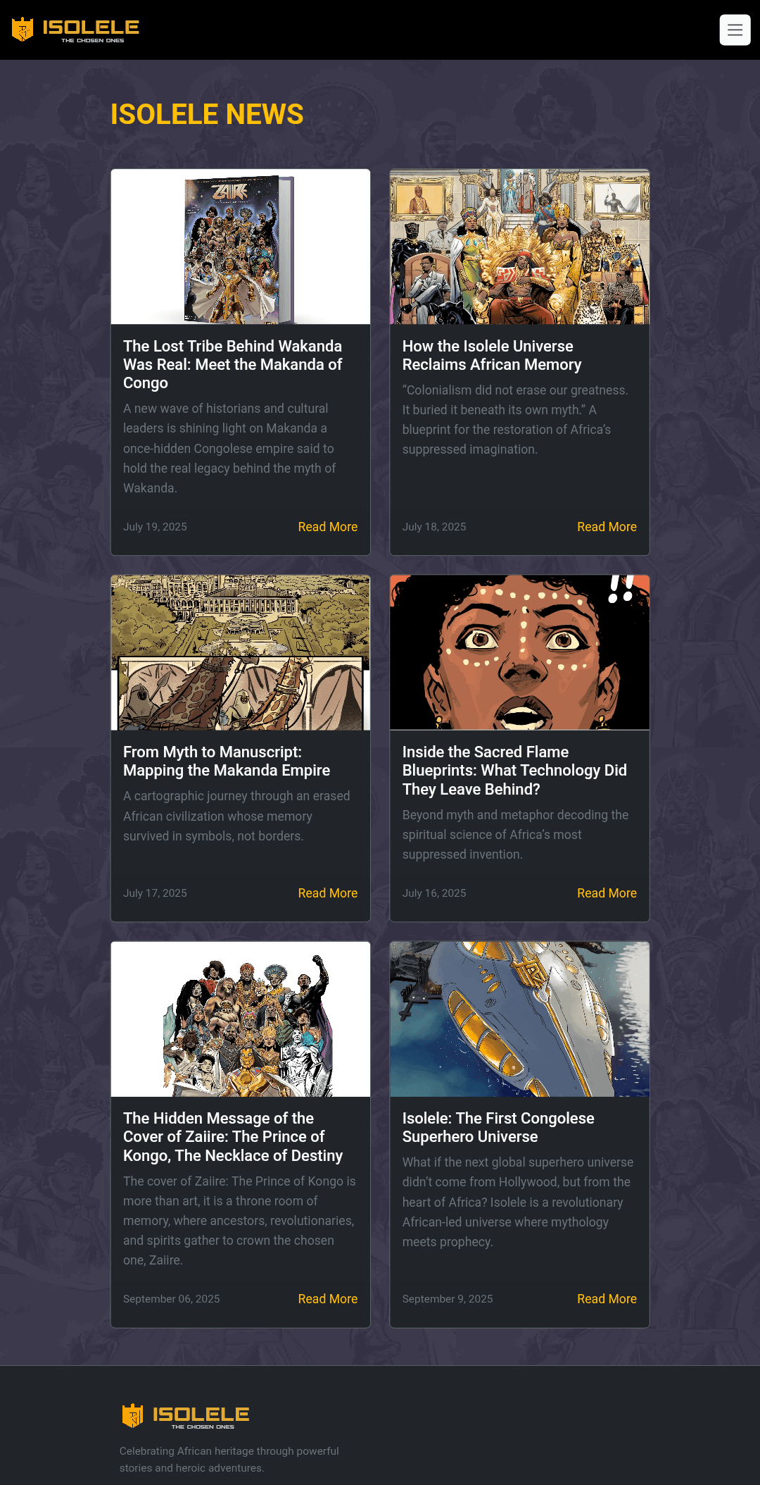 How the Isolele Universe Reclaims African Memory