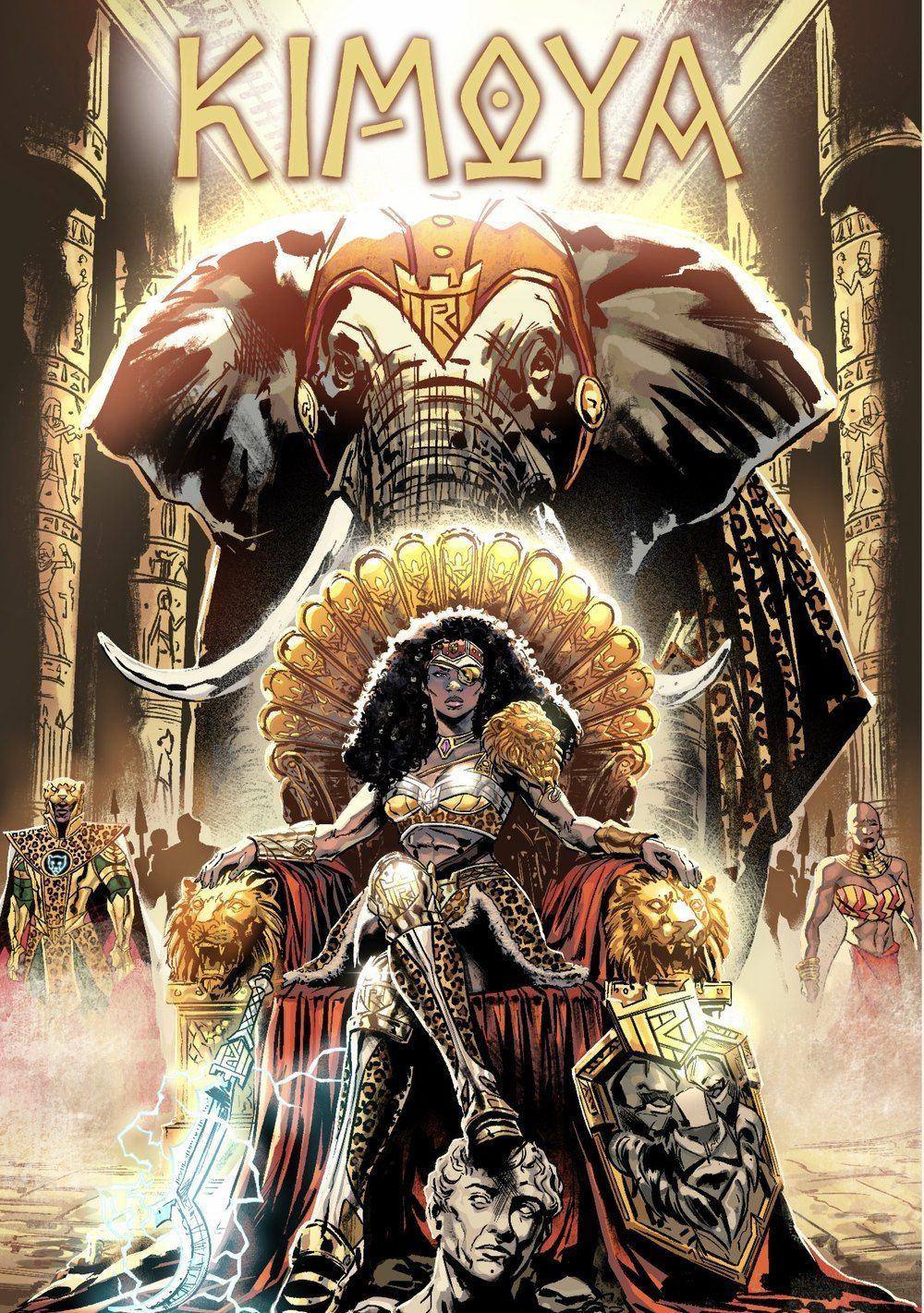 Kimoya Kandake, African warrior queen of the Makanda dynasty