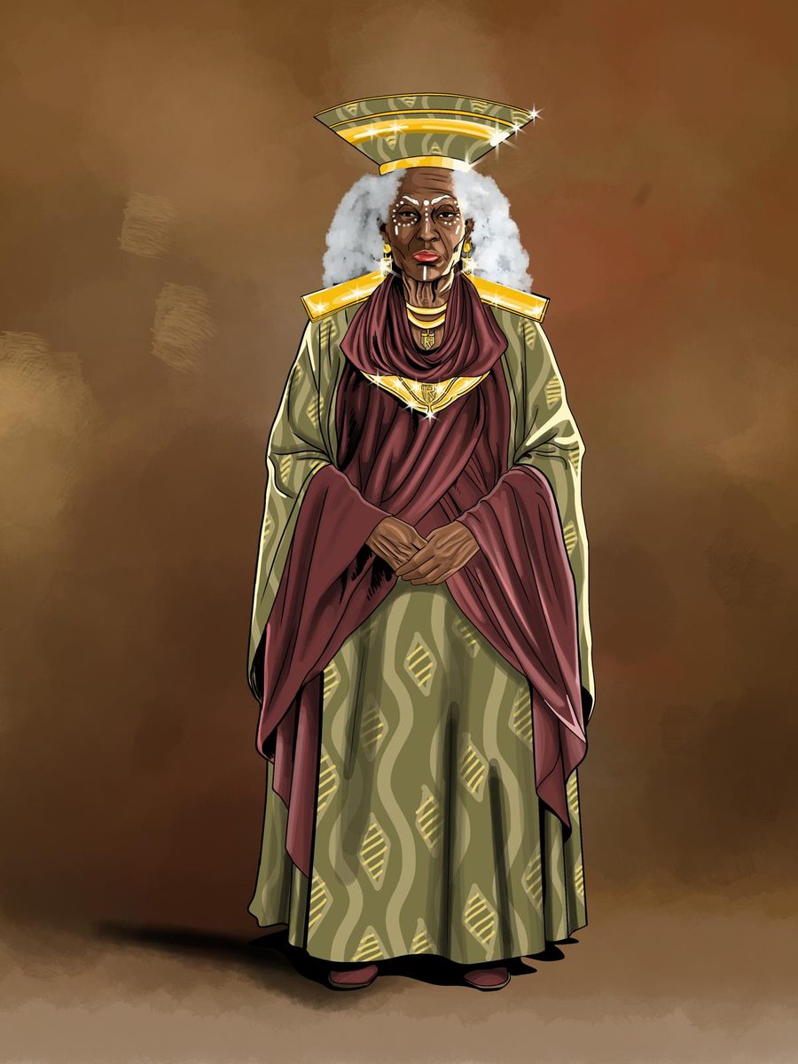 Mbuyi Kibwaya, High Matriarch of Makanda